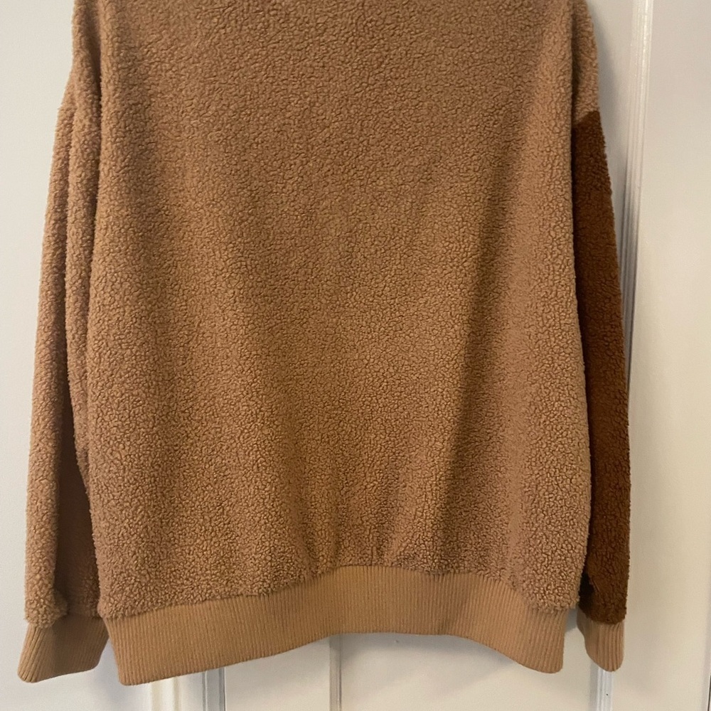 Simons Icône Women’s Colour-block Teddy Sweater - Picture 4 of 5